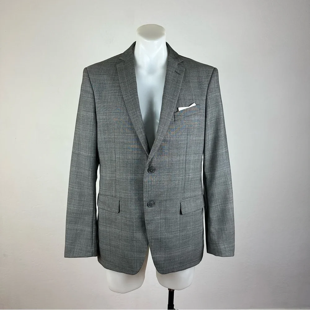 John Varvatos Textured Wool Sport Jacket